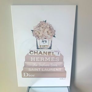Chanel, Hermes, Saint Laurent, The fashion Book and Dior Hard Canvas